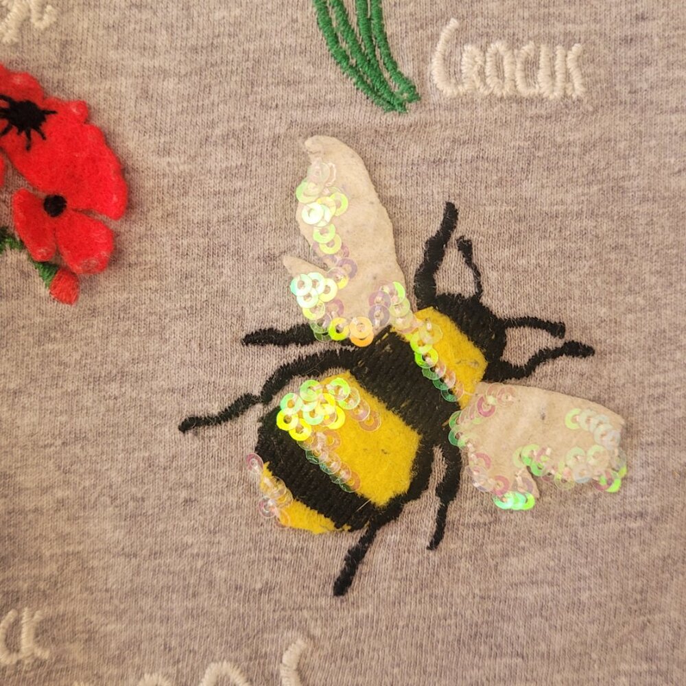 HTF Mini Boden Plant These to Save the Bees Shirt - size 7-8 - Picture 3 of 4